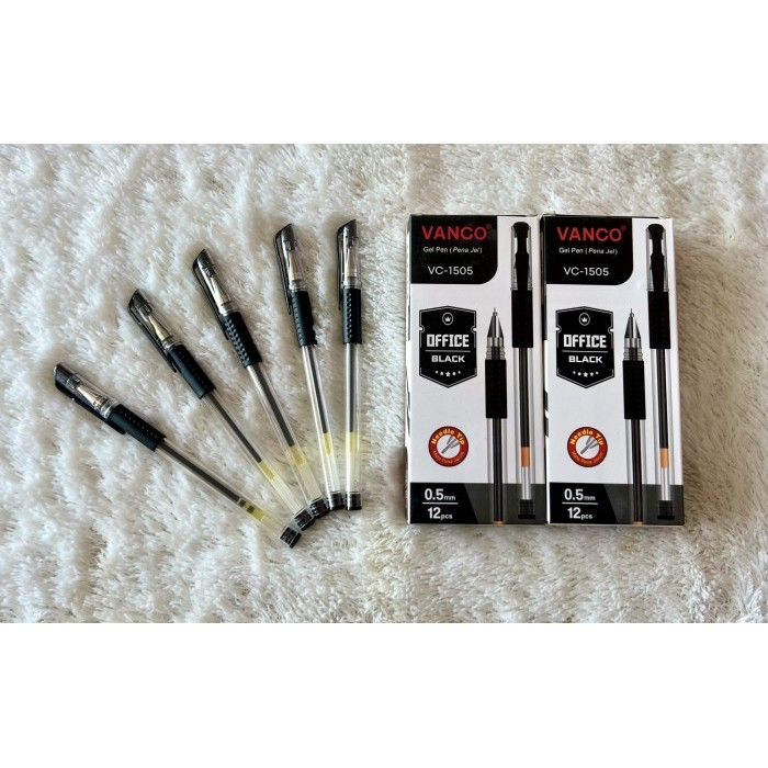 

PEN GEL MERK VANCO VC-1505 HITAM