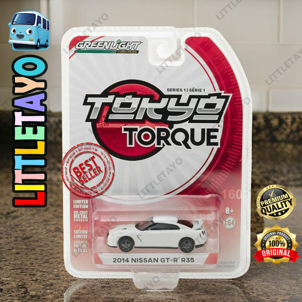 Greenlight Tokyo Torque 1 2014 Nissan GT-R R35 - Skyline R32 R34 Diecast Mobil Japan