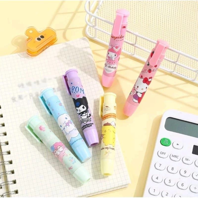 

Penghapus Mekanik Sanrio / Penghapus Pensil/penghapus