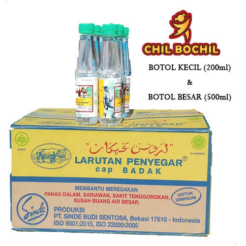 

LARUTAN KAKI 3 BOTOL BESAR DAN KECIL 1 DUS ISI 24 DAN 48 BOTOL - LARUTAN BOTOL 200ML DAN 500ML [INSTANT] - CHIL BOCHIL