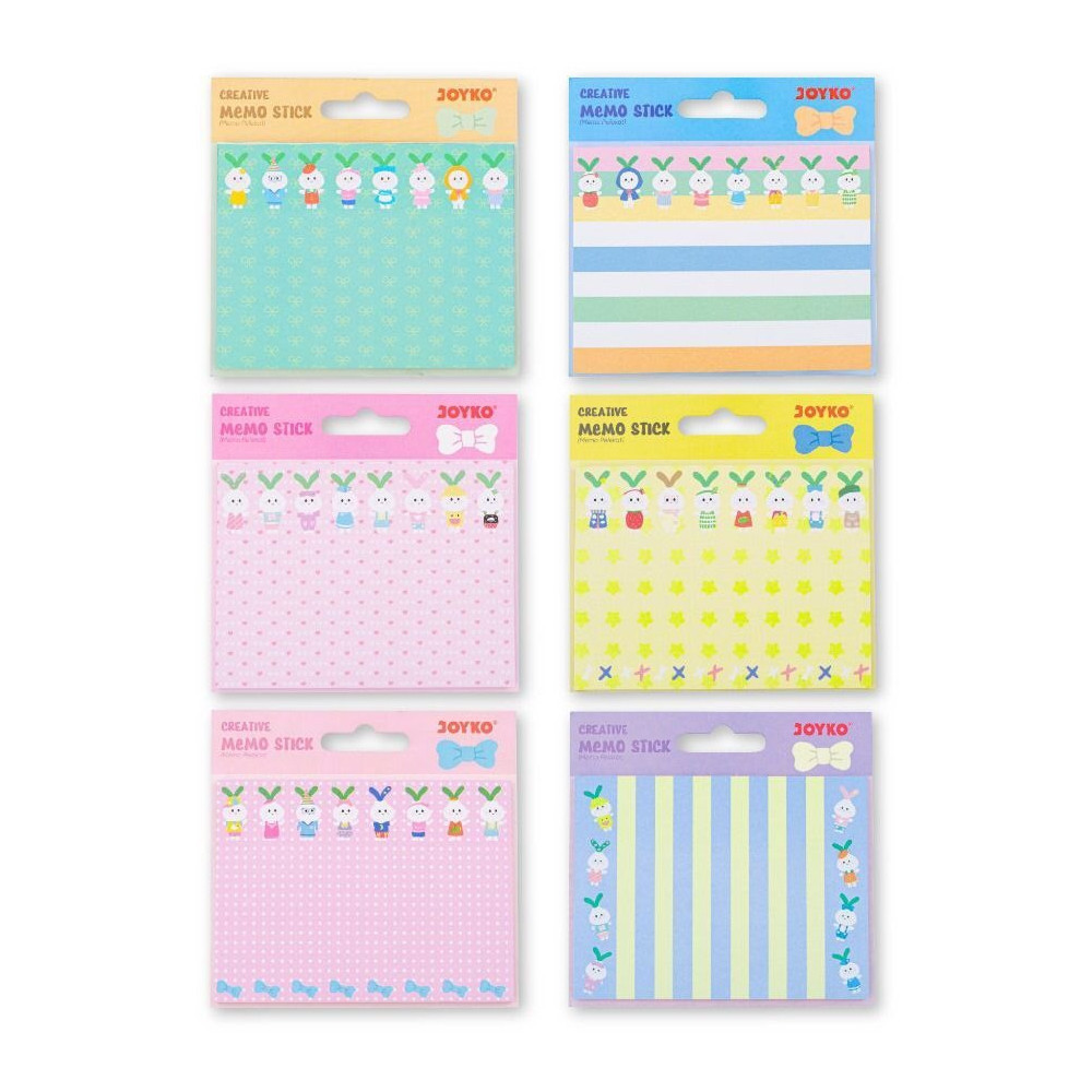 

Memo Stick / Sticky Notes Kertas Tempel Motif Lucu - Joyko MMS-42