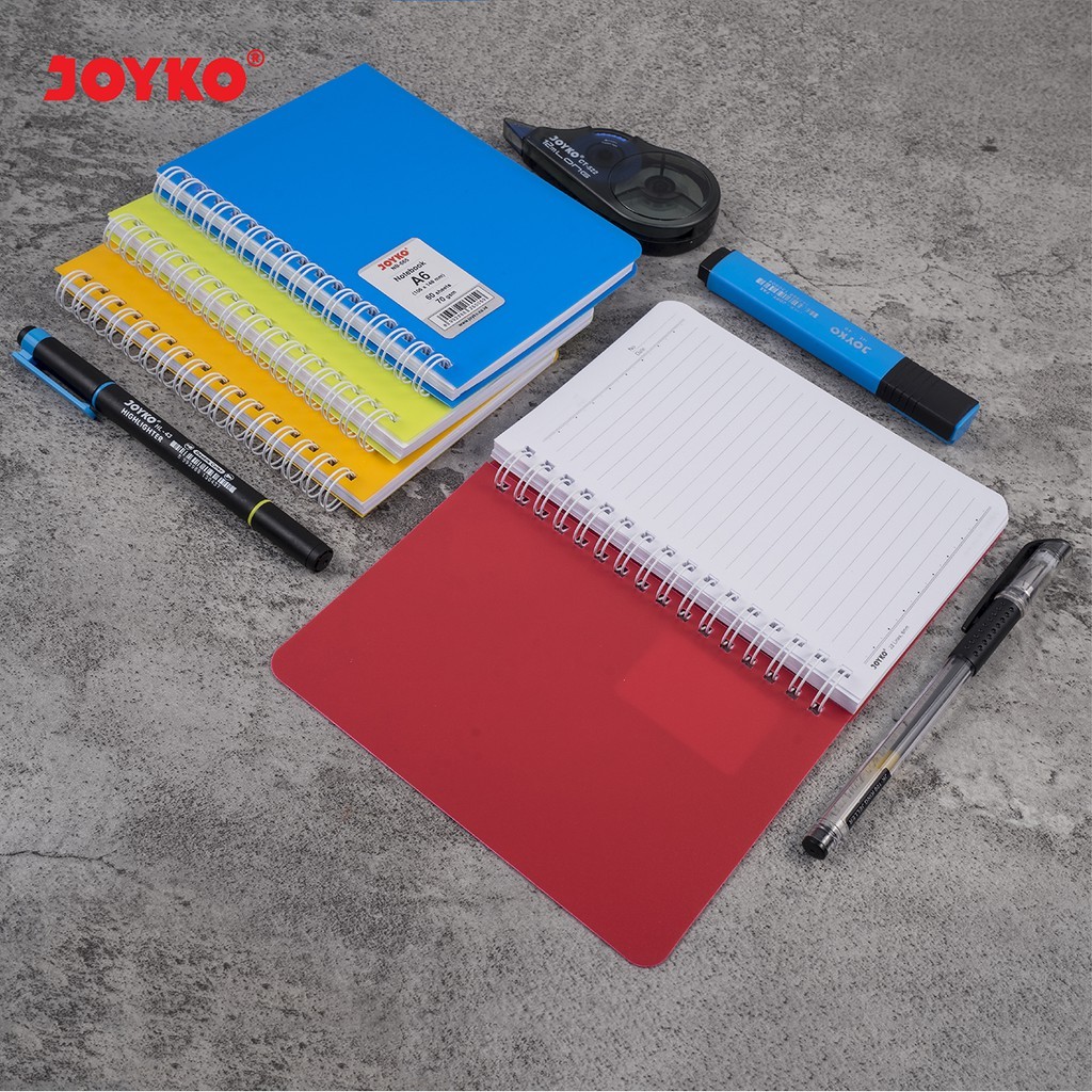 

JOYKO NOTEBOOK DIARY A6 60 SHEETS / BUKU CATATAN AGENDA BERGARIS NB-665
