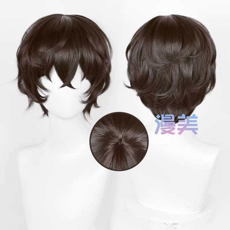 WAIFUKU - PO Wig Cosplay Wig Osamu Dazai Mafia Version Bungo Stray Dogs Asli Brand Manmèi Womanmei Y