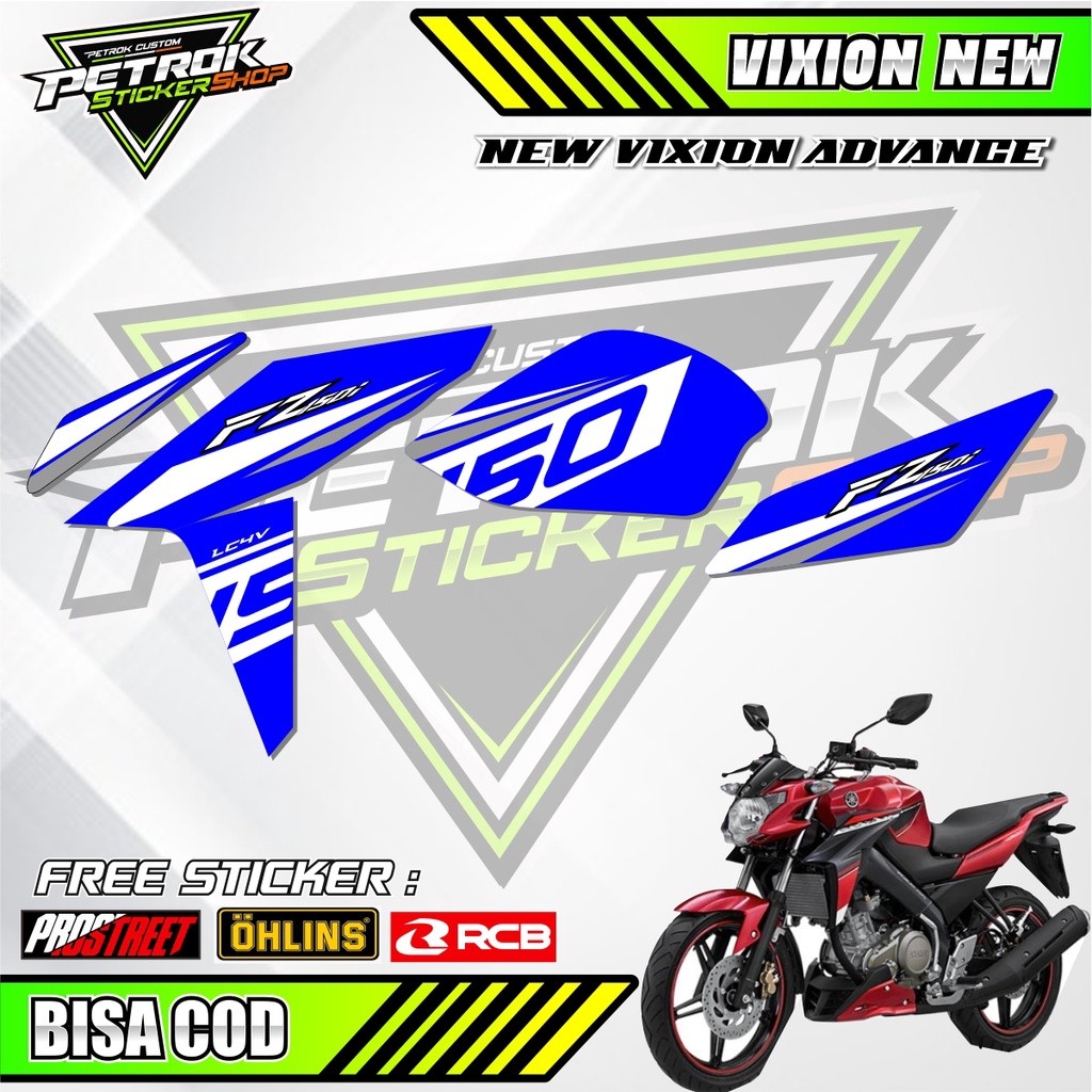 STRIPING VARIASI VIXION NEW FZ 150I / STRIPING LIST YAMAHA VIXION NEW NVA