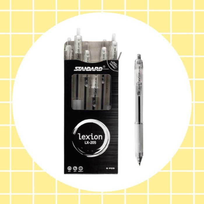 

[Terbaru] STANDARD PEN LEXION 1.0 LX-205 ISI 6 PCS