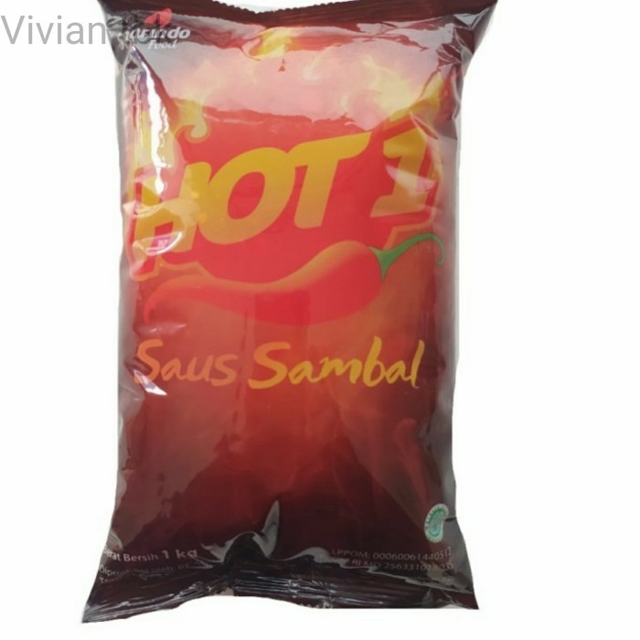 

vv Saus Sambal Hot1 Hot One Refill 1kg READY