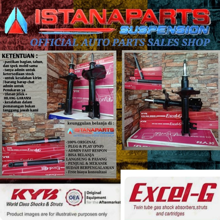 Shockbreaker Shock Breaker Merl KYB Kayaba Excel - G Toyota Noah / Voxy Belakang Original Asli