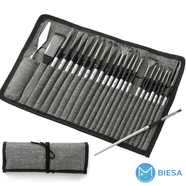 

Set Kuas Lukis 24 PCS - Murah, Berkualitas, dan Praktis dengan Pisau Palet dan Tas Penyimpanan