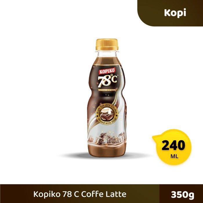 

Kopiko 78 - Coffe Late - Minuman Kopi Botol - 240ml