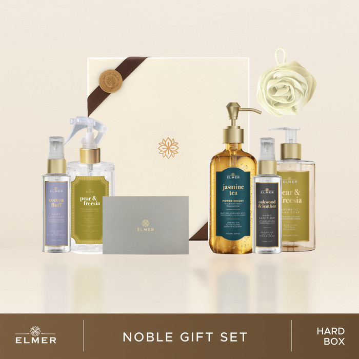 

NOBLE GIFT SET (with Shower Puff & Hard Box) Hampers Hadiah - Birthday