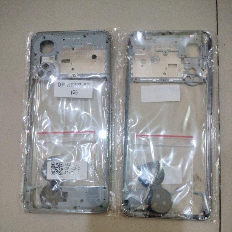 bezzel tutup mesin tulang tengah oppo reno 8t/reno8t