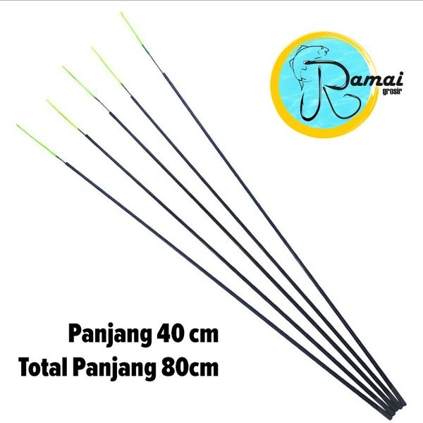 Ujung Joran Tegek 2 Section Terakhir 80 cm