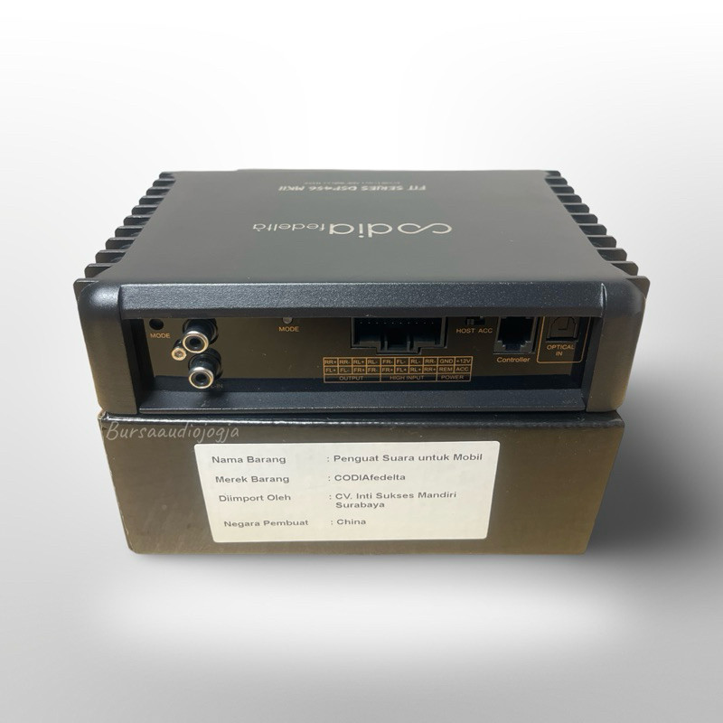 DSP CODIA FIT 456 6 Channel Processor Audio Mobil