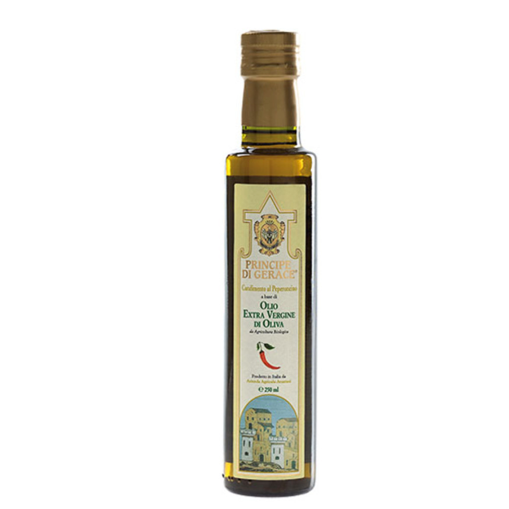 

Minyak Zaitun MEDITERRANEA Foods Organic Extra Virgin Olive Oil Chili Flavoured 250ml