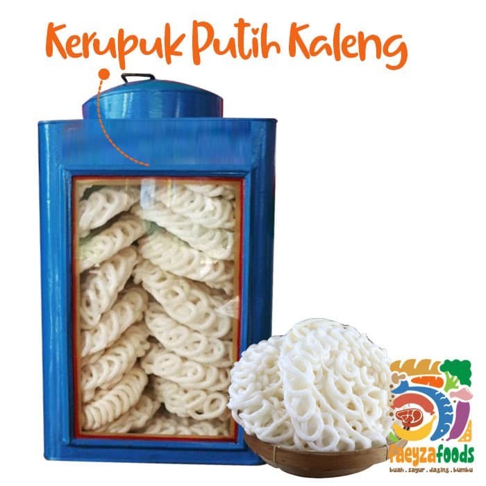 

BEST SELLER Kerupuk Kaleng Putih Matang (Kaleng Kaca + isi 30pcs)