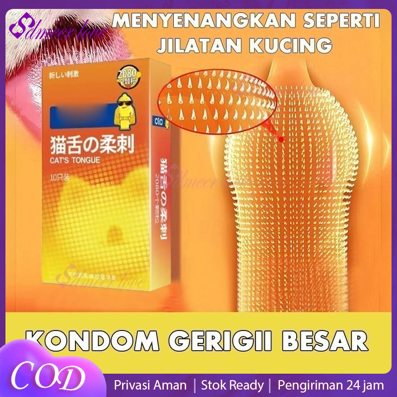 Terbaru (BISA COD)~ 0L0 Kondom gerigii kasar kondom gerigii besar kondom bergrigi 10pc/Box ringberge