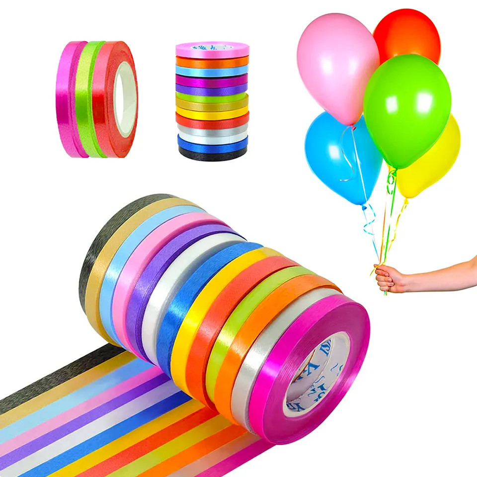

10 M PITA BALON SATIN JEPANG / 5 M PITA BALON SATIN / ROL PITA SATIN / PITA BALON DEKORASI / PTA BALON / PITA JEPANG COCOK UNTUK BALON