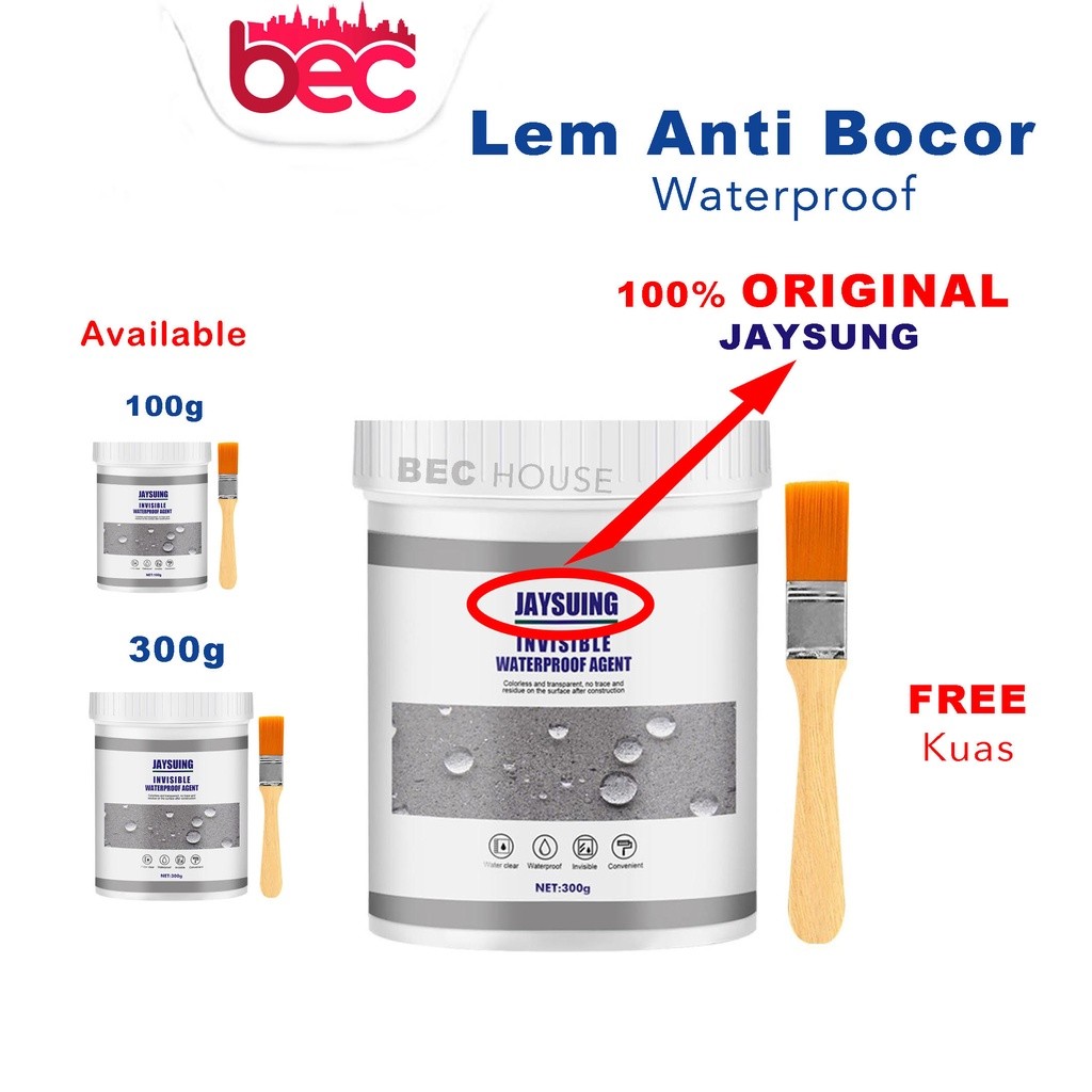 [Ori Jaysuing] Lem Transparan Jaysuing Cat Anti Bocor Invisible Waterproof Insulating Sealant KERAMI