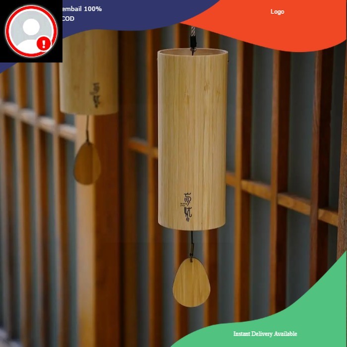 Lonceng Angin Bambu Genta Angin Lonceng Angin Kerajinan