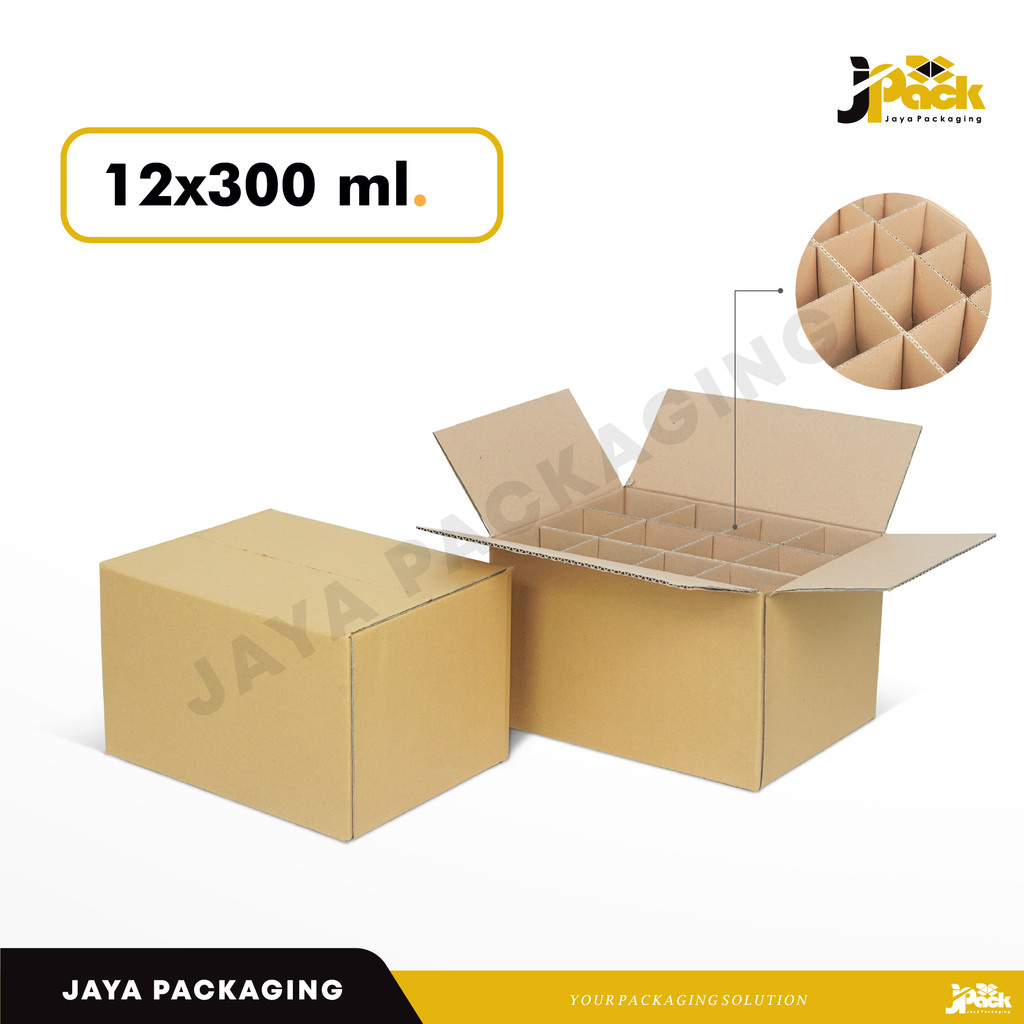

Box 28x21x17 (12×300ml) Box/Karton/Normal/AMDK/Kardus/A1/BoxMinuman/Hampers/kemasanBotol/Tinggi17