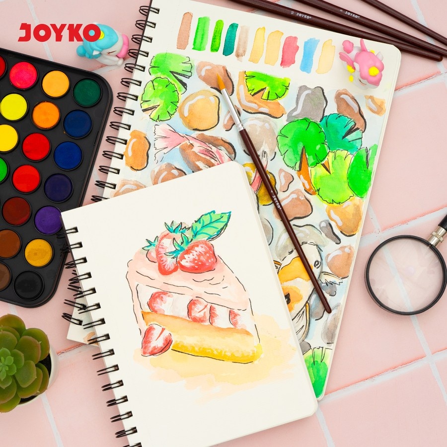

Joyko Watercolor Book / Buku Lukis Cat Air WLBK-2600 300gsm Isi 20 Lembar
