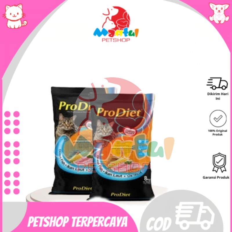 Makanan Kucing ProDiet Ocean Fish 8kg