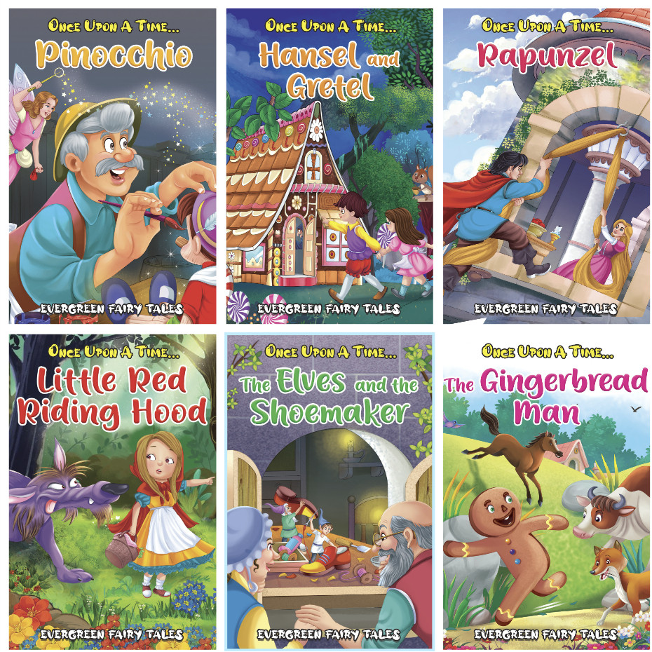 

[Mind To Mind] Evergreen Fairy Tales English Story Books Preschool/Baby