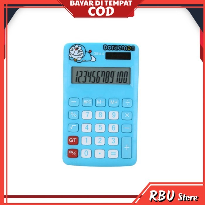 

Kalkulator Fancy 518 Karakter Doreamon Hello Kitty Calculator 12 Digit Lucu Cute - Doraemon Blue N293