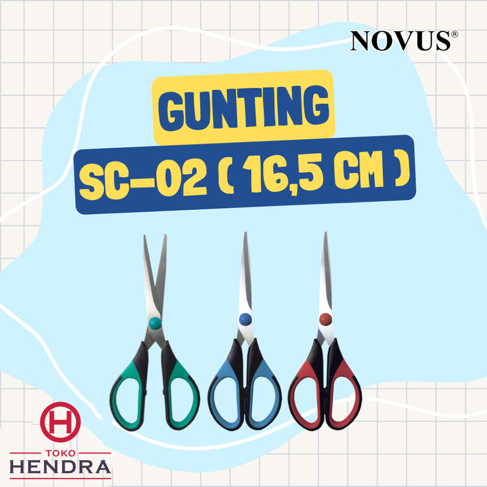 

Gunting Novus SC-01 16.5 cm | Gunting Kertas