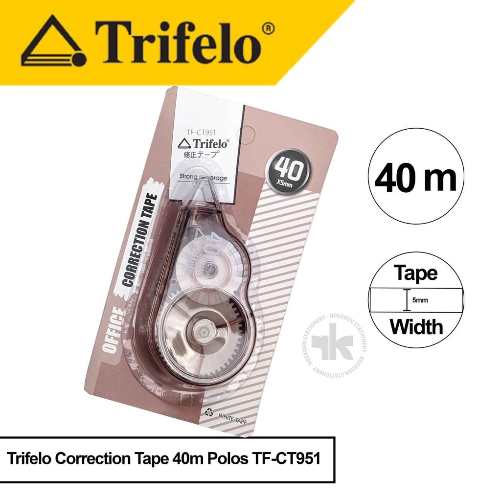 

Trifelo Correction Tape 40m Polos TF-CT951