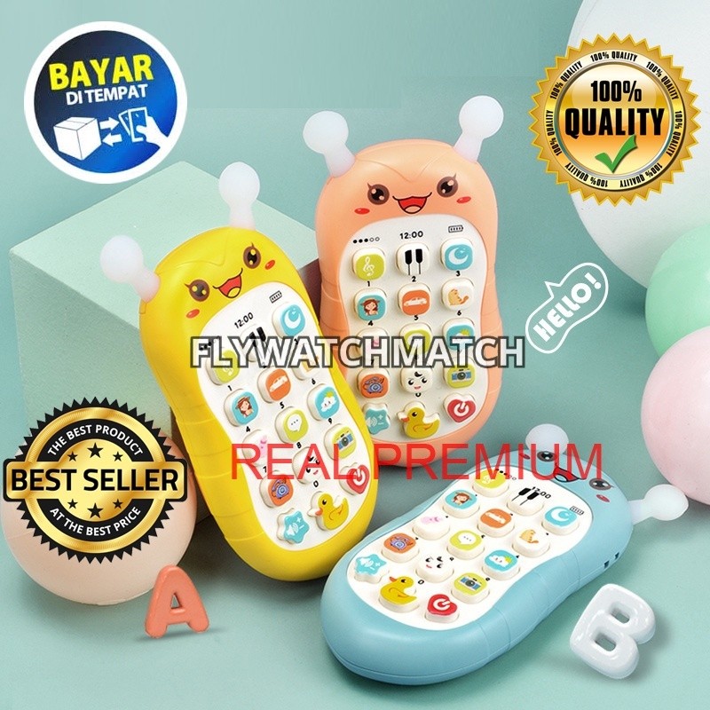 Mainan Edukasi Anak Telepon Mainan Music Phone / Telepon Bayi / Handphone Bayi FW