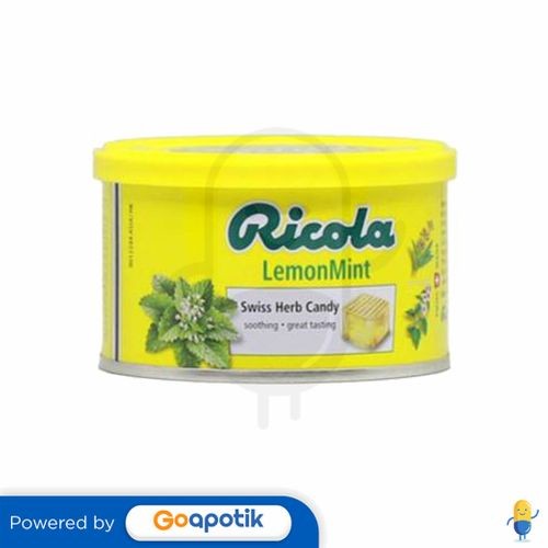 

Ricola Lemon Mint Pot 100 Gram