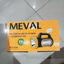 SENTER LED MEVAL 3 WATT HI POWER + 10 BRIGHT LED MT3-03A
