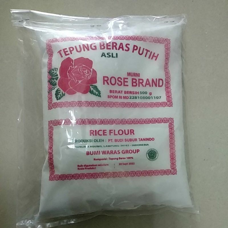 

Tepung Beras Rose Brand 500 Gram