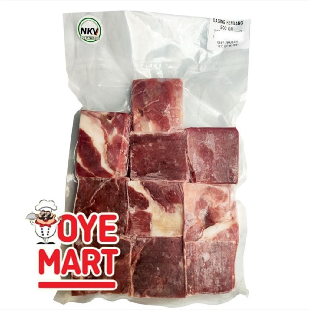 

DAGING RENDANG BLADE IMPORT AUS 500GR/BEEF RENDANG DADU/CUBE