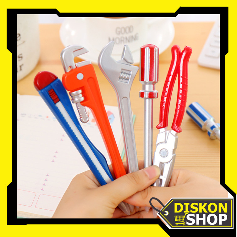 

Diskon Shop - S6453 Pena Motif Alat Bengkel / Obeng Palu Bentuk Pulpen / Alat Tulis Anak Sekolah