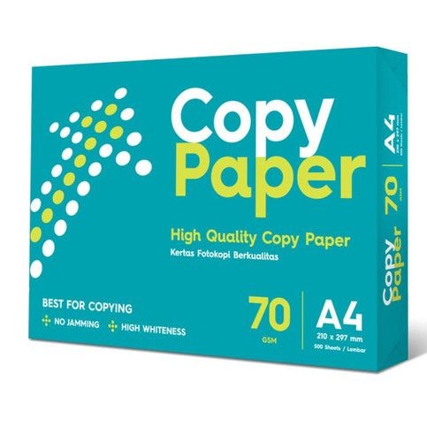 

[Grab/Gojek] Kertas Fotocopy Print HVS A4 Copy Paper 70 gr Rim