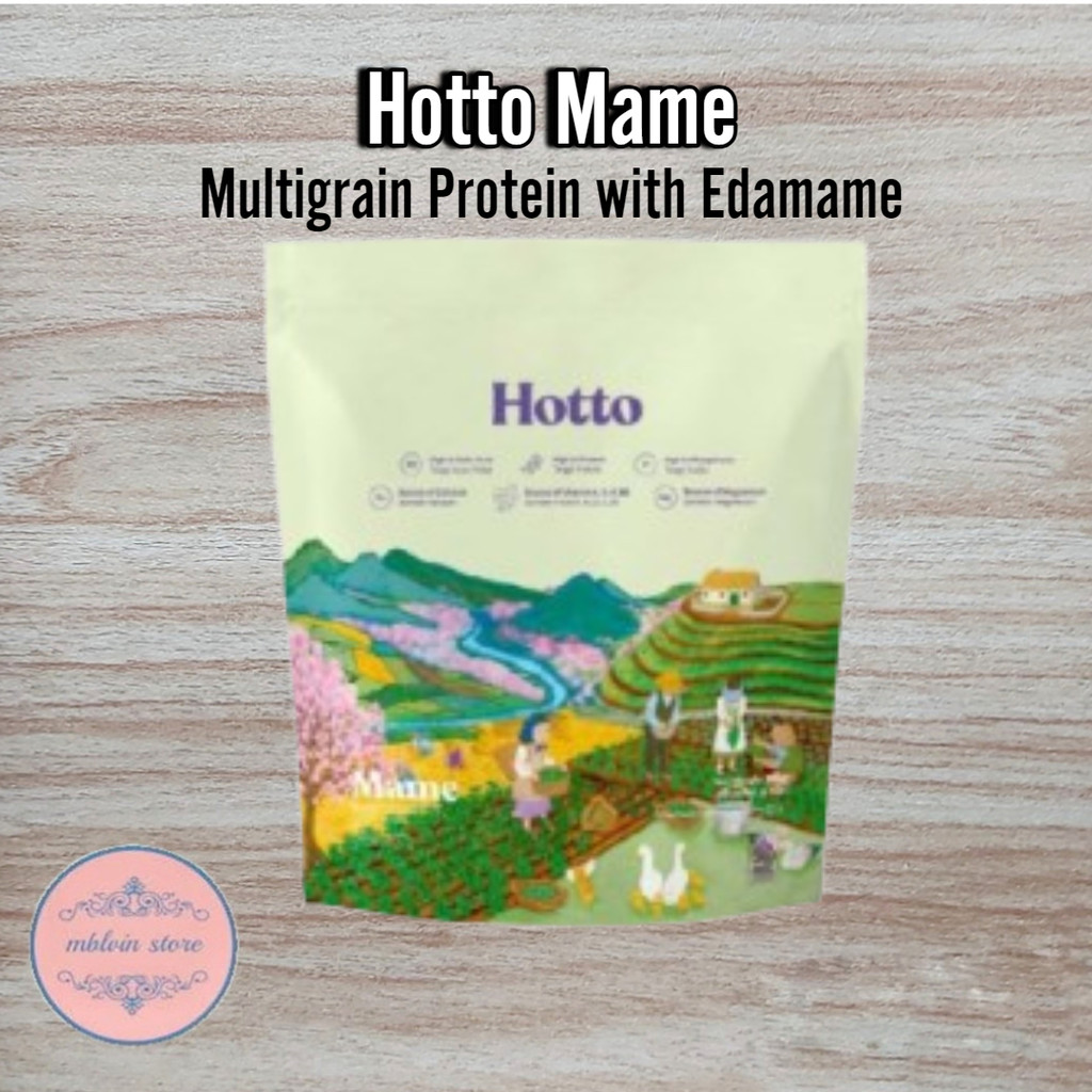 

Hotto Mame Protein Multigrain with Edamame 1 Pouch isi 12 Sachet