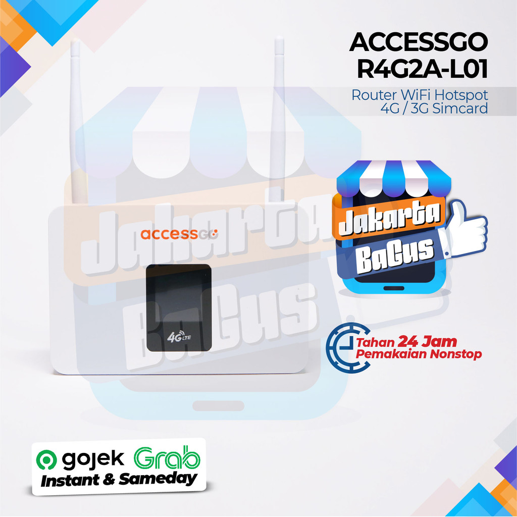 Router Wifi Sim Card 4G AccessGo R4G2A - L01 Custom Imei