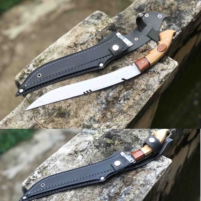 A631 Pisau dapur Kukri Kalep Baja Per TERMURAH KUAT BOS