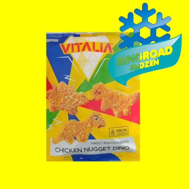 

VITALIA CHICKEN NUGGET DINO 350 GR - NAGET AYAM KOMBINASI