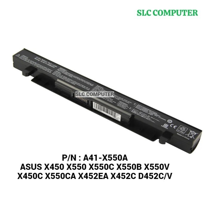 Baterai ASUS X450 X550 X550C A41-X550 A41-X550A X550A A450LA P450LC