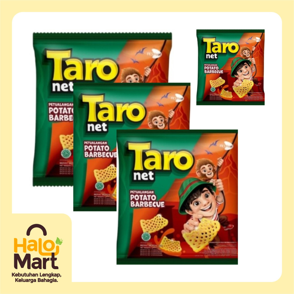 

TARO NET POTATO BBQ 17GR (3PCS + 1 PCS)