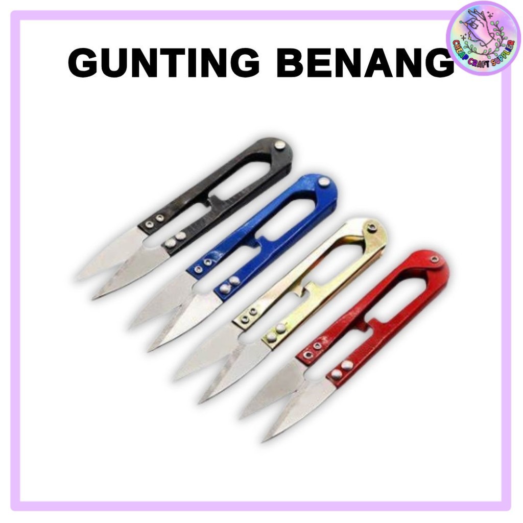 

Gunting Cekris Buang Benang Kangyong Warna Warni