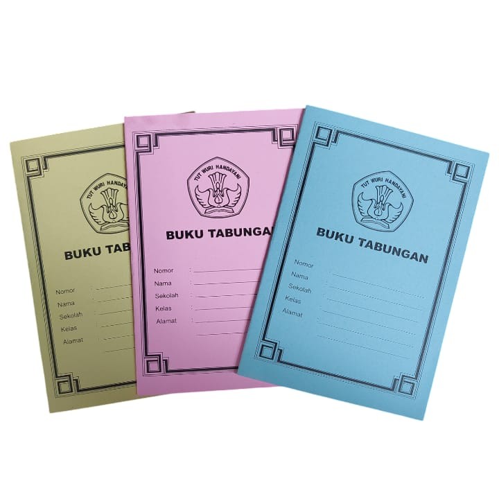 BK TABUNGAN BAMBOO / BUKU TABUNGAN ANAK SEKOLAH / BUKU TABUNGAN ANAK / BUKU KEUANGAN