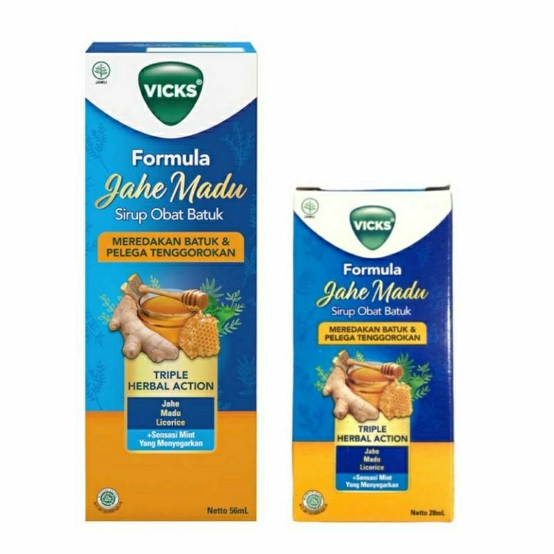 Vicks Formula Jahe Madu Sirup 56 ML 28 ML