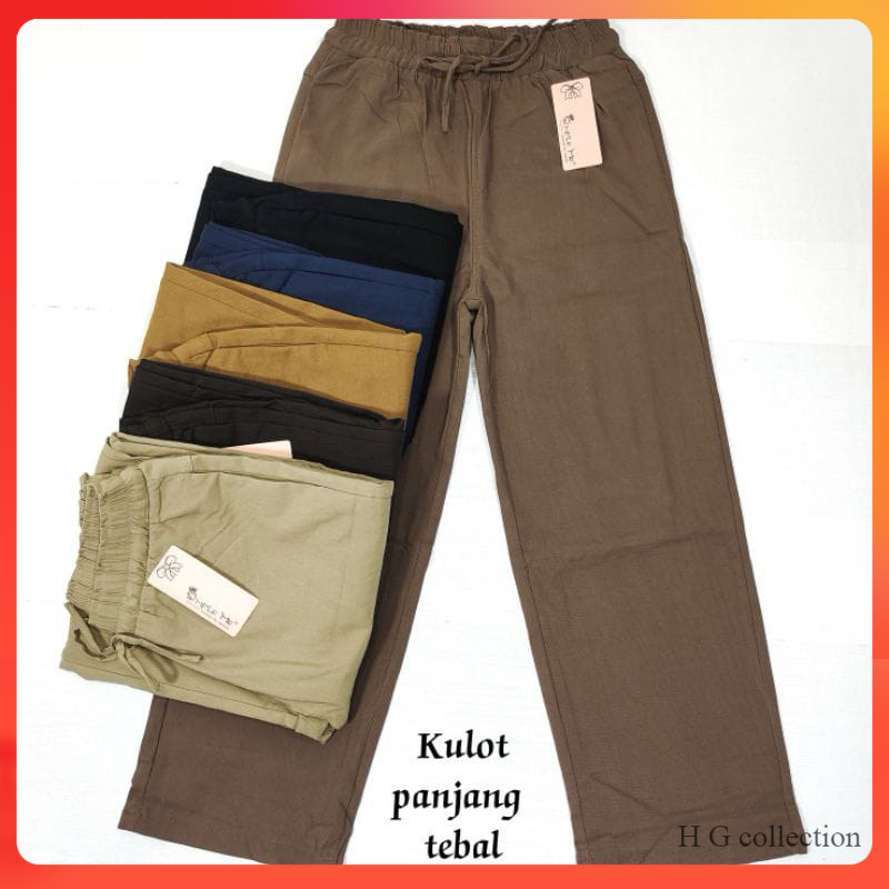 CELANA KULOT KOLOR SIMPLE ME / KULOT JUMBO PANJANG SIMPLE ME