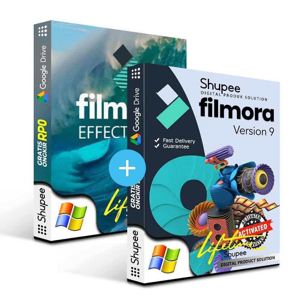 Giveaway - Filmora 9 + Filmora Effect Pack Full Version