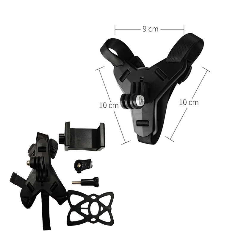 5Pcs/Set Mounting Helm Hp Gopro / Chin Strap Mount Helmet Vlog Hp Dan Action Camera