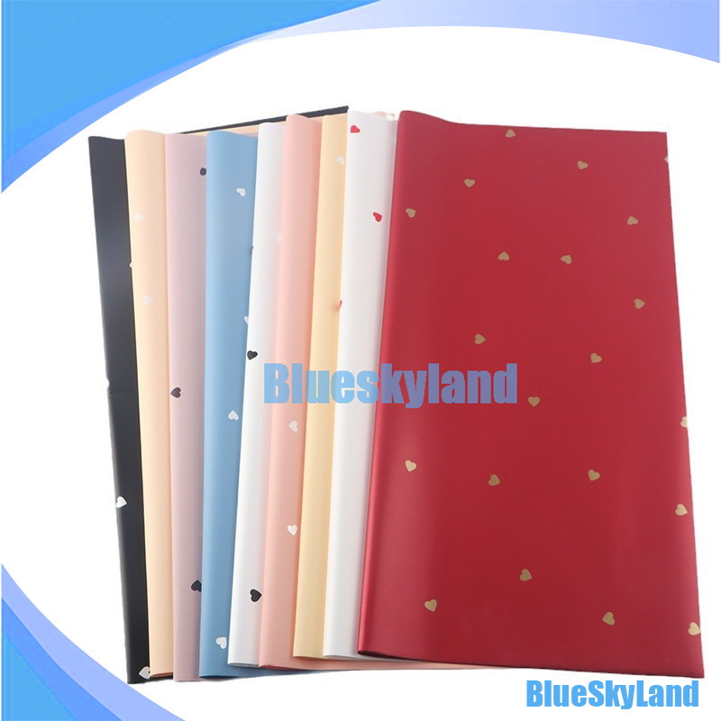 

[20 lembar] Kertas buket Polkalove Cellophane Flower Wrap